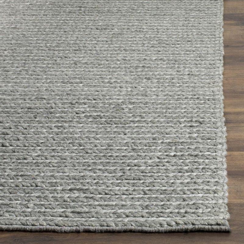 Natura NAT801 Hand Woven Indoor Area Rug - Dark Grey - 9'x12' - Safavieh