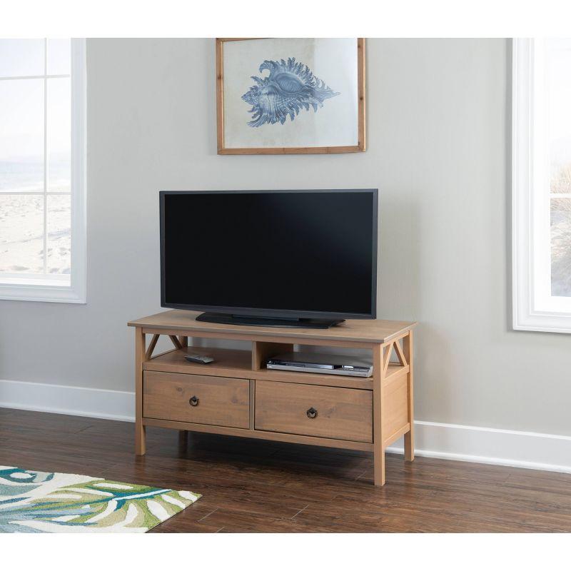 Titian Rustic TV Stand for TVs up to 40" - Linon