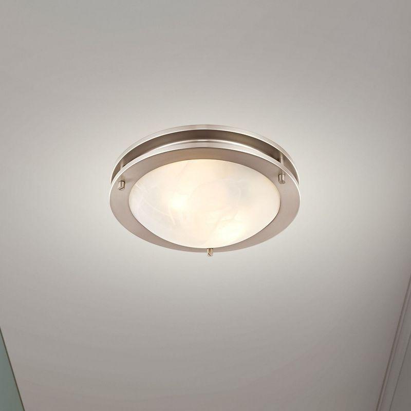 Livex Lighting Ariel 2 - Light Flush Mount in  Brushed Nickel