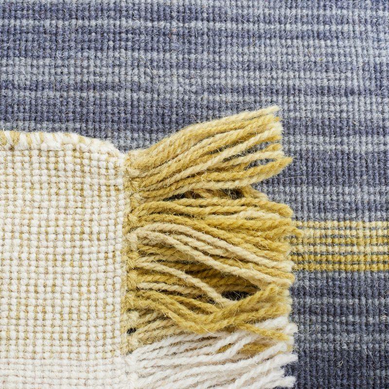 Striped Kilim STK706 Hand Woven Runner Rug - Beige/Teal - 2'3"x8' - Safavieh.