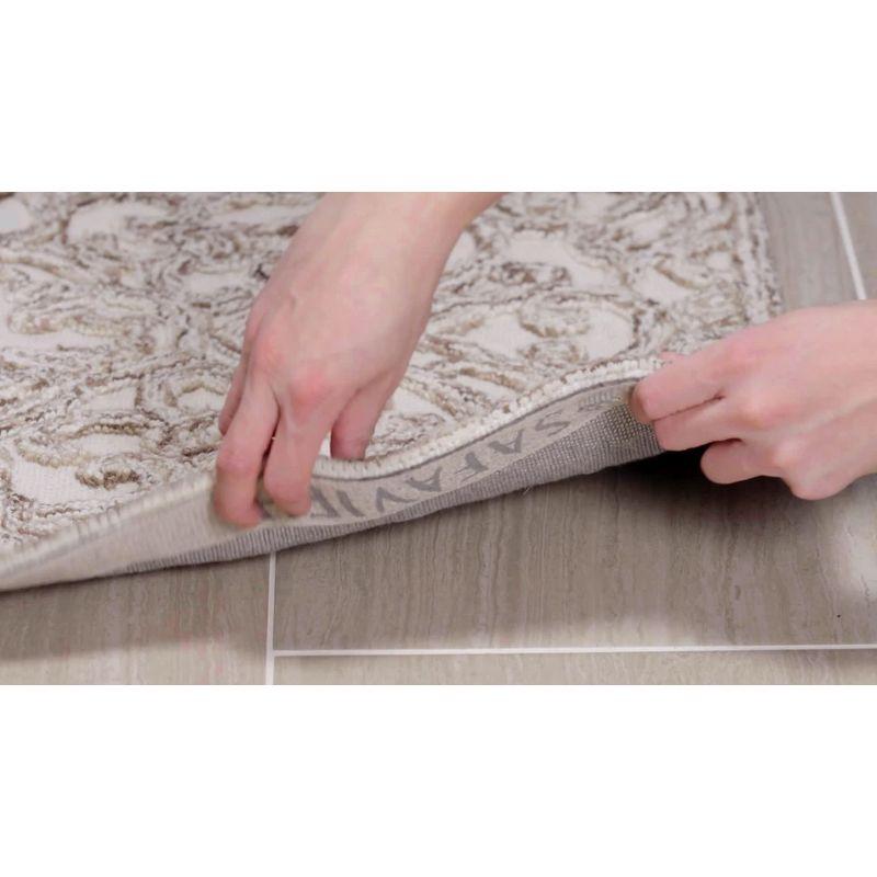Trace TRC103 Hand Tufted Indoor Accent Rug - Blue/Ivory - 2'3"x4' - Safavieh.