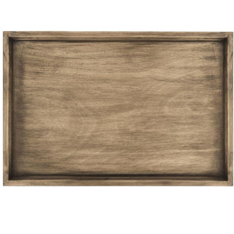 Nonie Tray Accent Table - ACC5701B - Light Brown - Safavieh