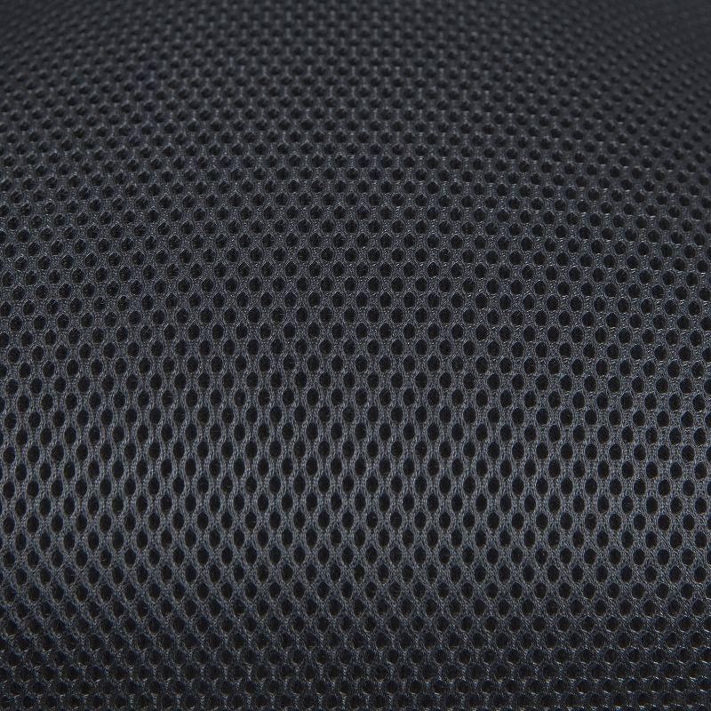 Flash Furniture Mid-Back Dark Gray Mesh Multifunction Executive Swivel Ergonomic Office Chair with Adjustable Arms and White Frame