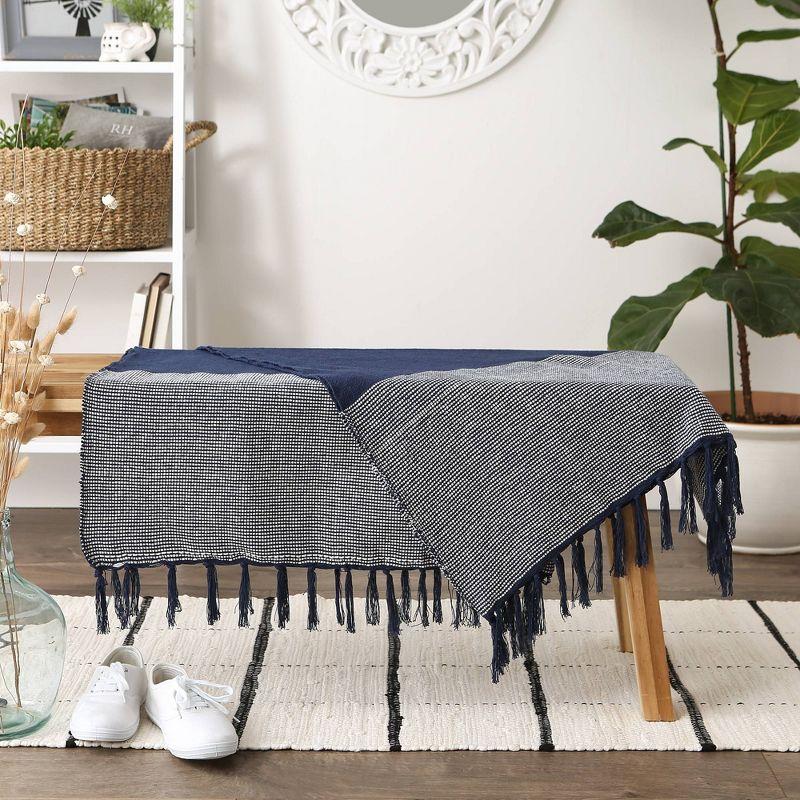 Design Imports Plain Weave / Muslin Throw Blanket