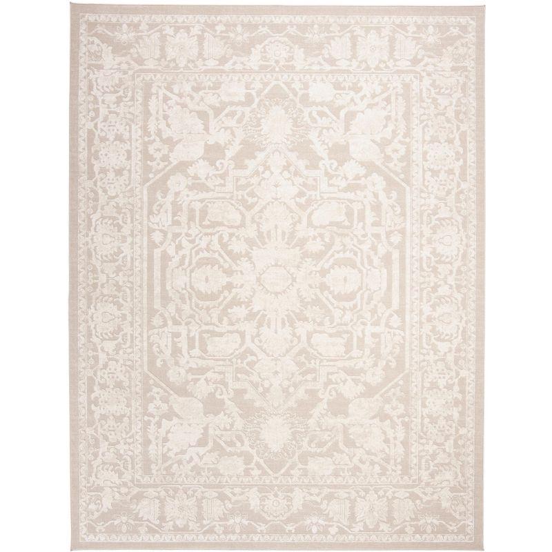 Reflection RFT665 Power Loomed Area Rug - Creme/Ivory - 4'x6' - Safavieh.