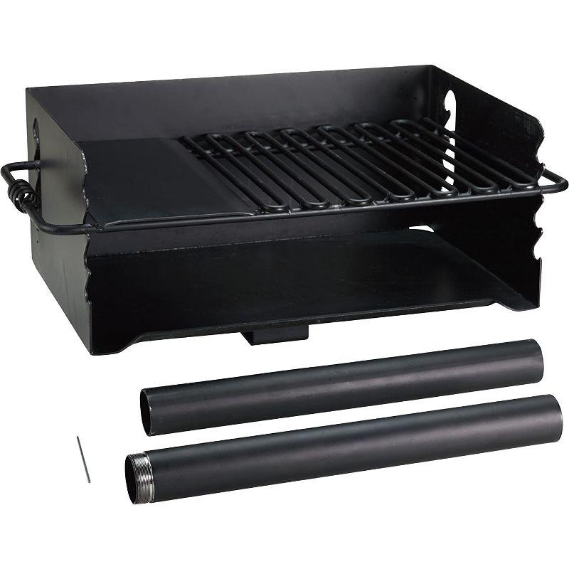 Pilot Rock 16.12'' W Portable Charcoal Grill