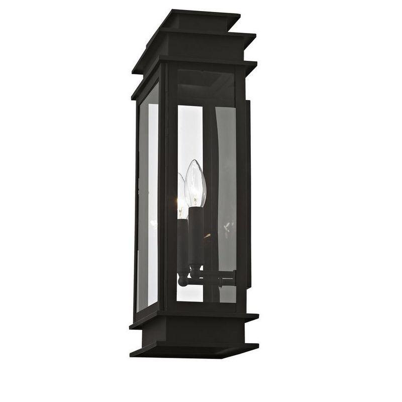 Livex Lighting Princeton 2 - Light Wall Light in  Black