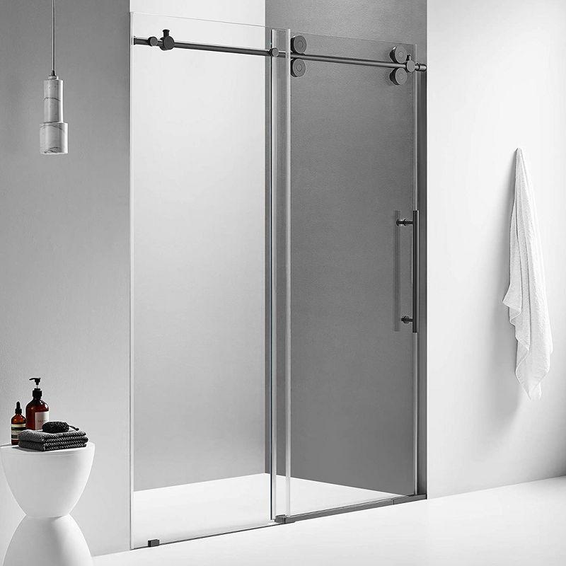 52'' W 74'' H Frameless Rectangle Reversible Shower Enclosure