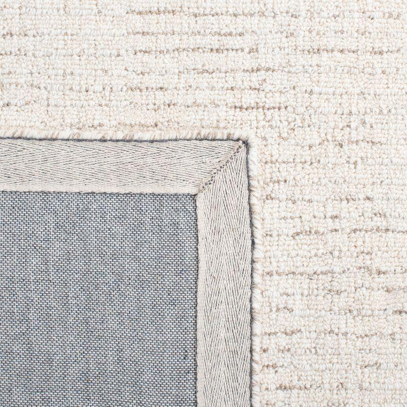 Abstract ABT468 Handmade Indoor Area Rug - Ivory/Beige - 8'x8' - Safavieh