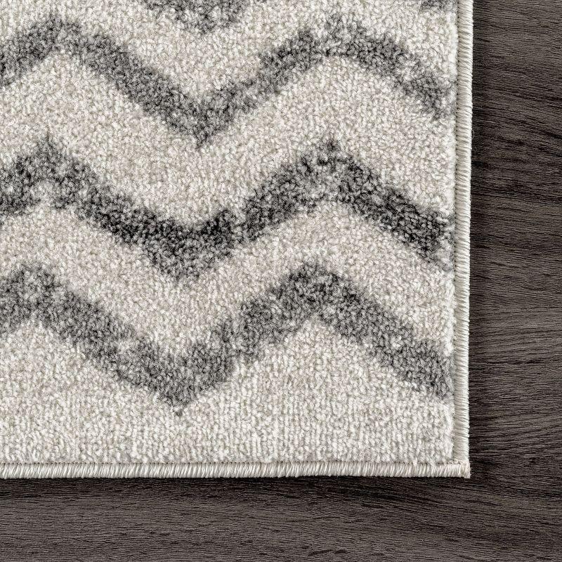 Nuloom Kenzie Geometric Stripes Area Rug