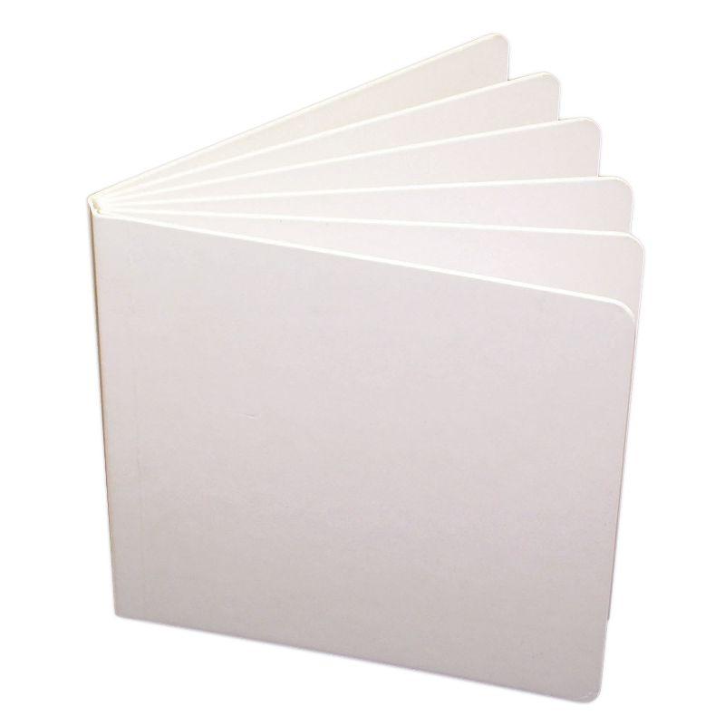 Ashley Productions® Blank Chunky Board Book, 5" x 5", White, Pack of 6