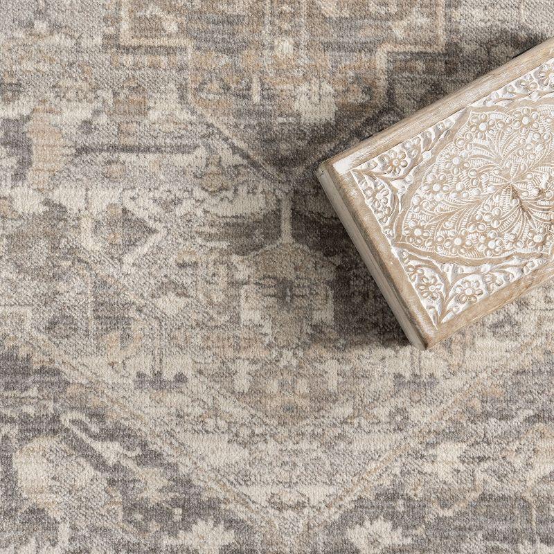 Nuloom Harriet Vintage Medallion Fringe Indoor Area Rug