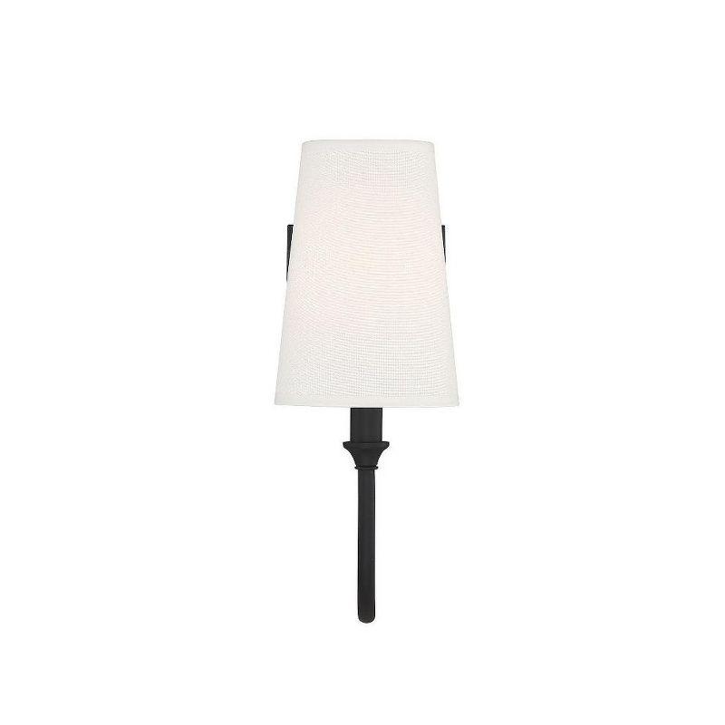 Savoy House Cameron 1 - Light Wall Light in  Matte Black