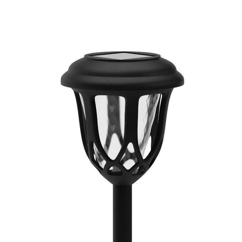 Rutland All - Weather Tulip Design Solar Powered LED Garden & Pathway Lights (Set of 8)