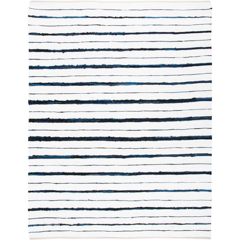 Ivory Coastline Handwoven Cotton & Synthetic 5' x 8' Area Rug