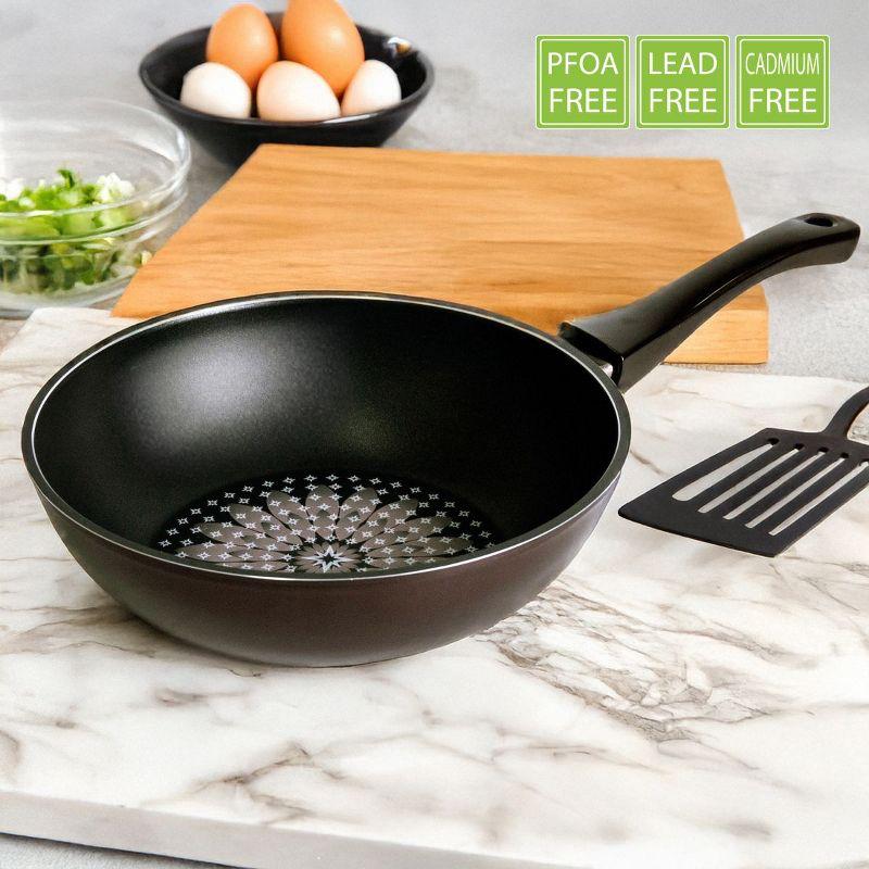 TECHEF Blooming Flower - 12" Nonstick Wok/Stir-Fry Pan