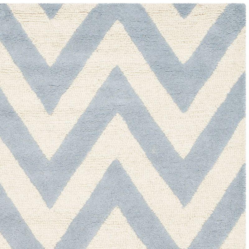 Cambridge CAM139 Tufted Indoor Area Rug - Light Blue/Ivory - 7'6"x9'6" - Safavieh