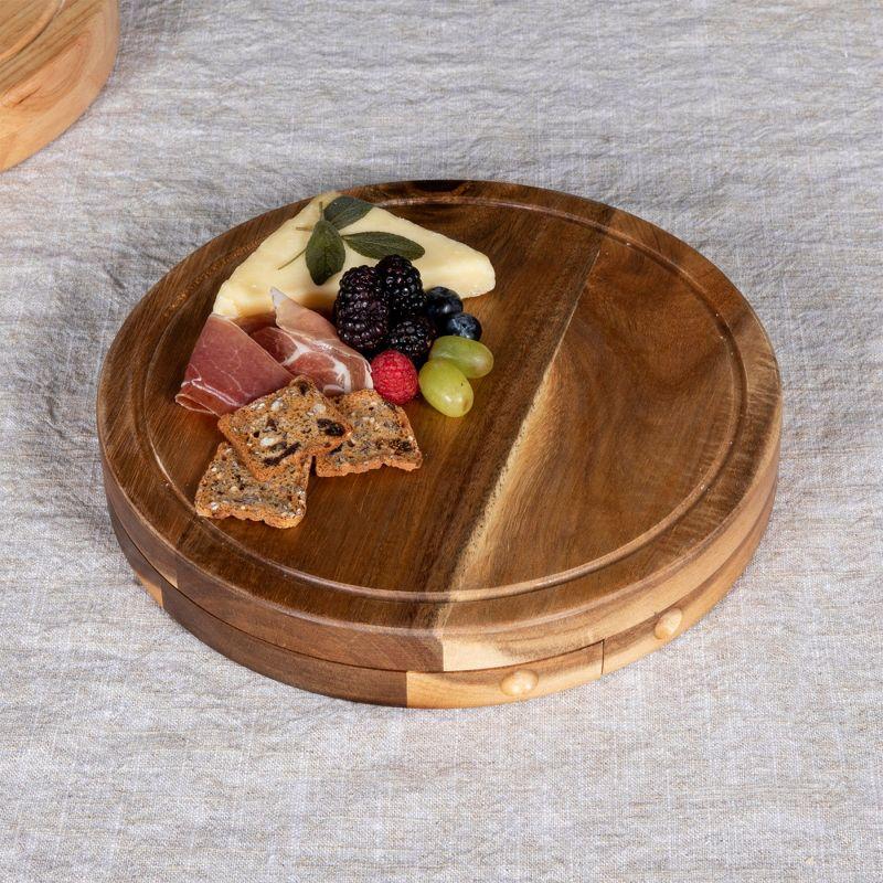 Toscana Acacia Circo Cheese Charcuterie Board and Tools Set