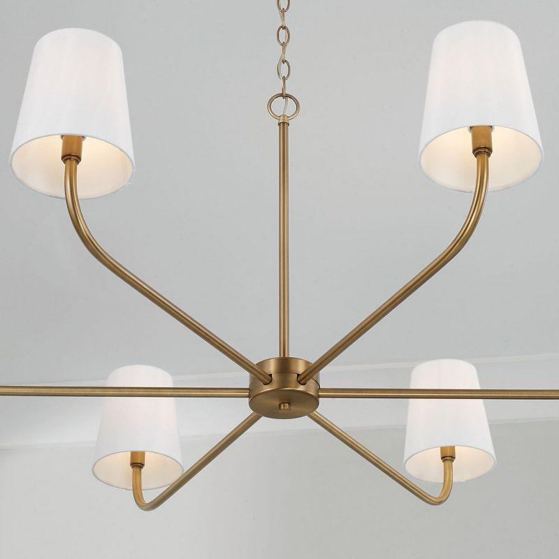 Capital Lighting Brody 6 - Light Chandelier in  Aged Brass