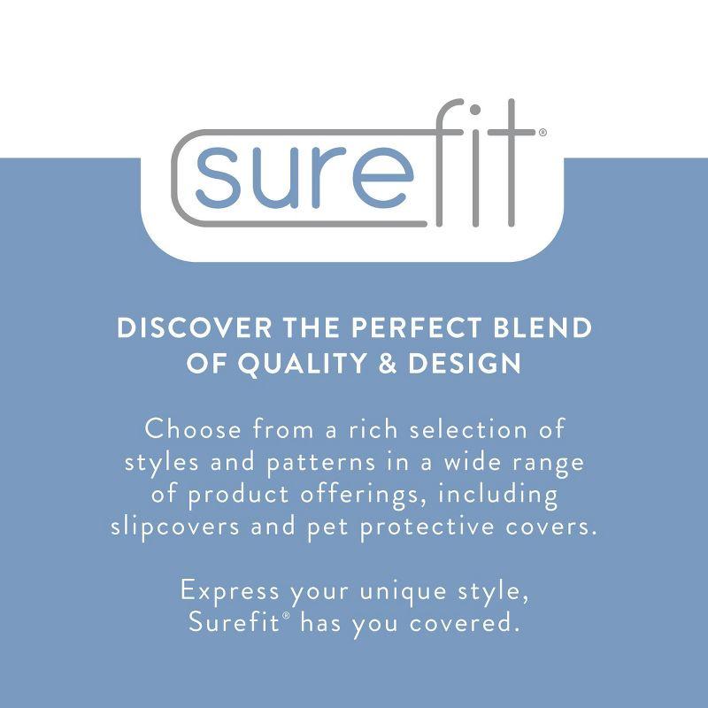 Sure Fit Polyester Box Cushion Loveseat Slipcover