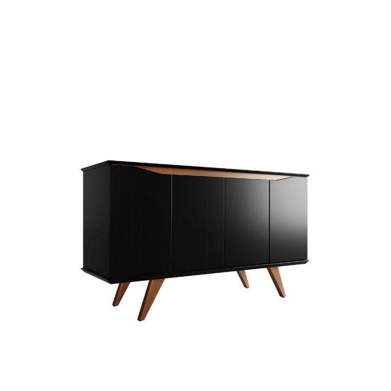 53.15" Tudor 4 Shelf Sideboard - Manhattan Comfort
