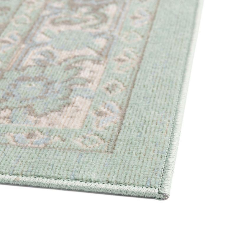 Unique Loom Whitney Collection Area Rug - Milano (8'  x 10' Rectangle Mint/Ivory)