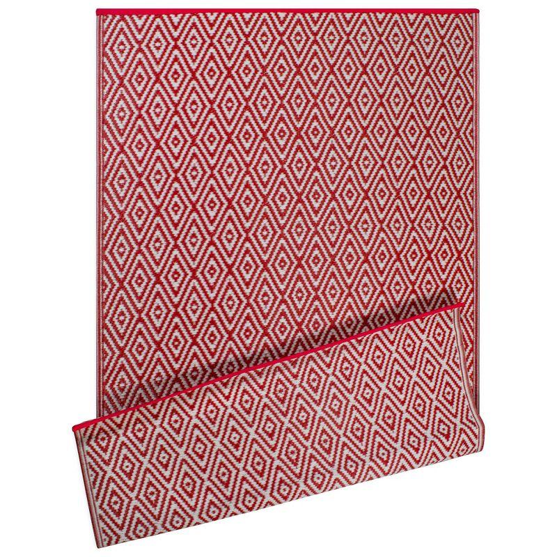 Design Imports Outdoor Diamonds - Rust Marquise - 4 X 6 Ft