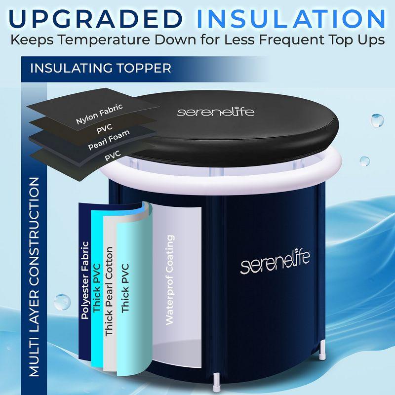 SereneLife Inflatable Cold Plunge Tub