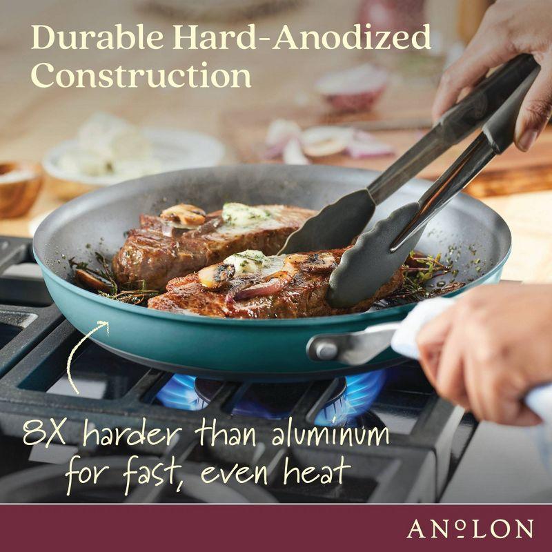 Anolon Achieve 10pc Hard Anodized Nonstick Cookware Set