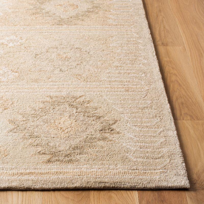 Capri CPR203 Hand Tufted Area Rug - Beige - 5'x8' - Safavieh.