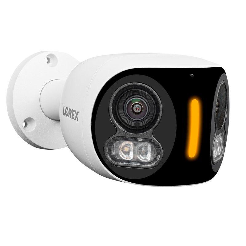 Lorex Lorex Wi-Fi 4K Dual-Lens Smart Security Camera with Smart Security Lighting, White, W891UAD-E