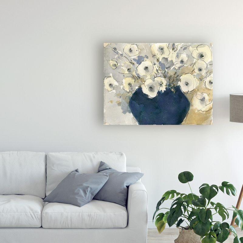 Trademark Fine Art - Samuel Dixon 'White Blossom Study Ii' Canvas Art - 35x47