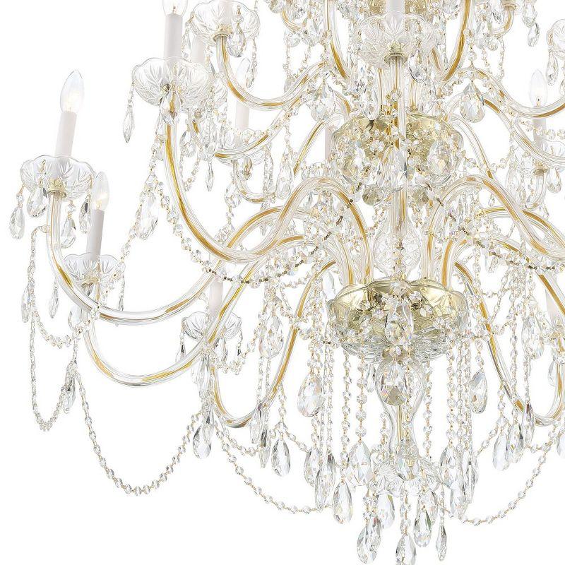 Crystorama Lighting Traditional Crystal 25 - Light Chandelier in  Polished Brass