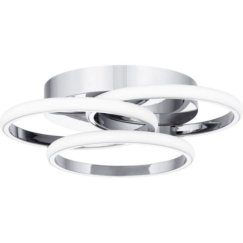 Quoizel Lighting Moonan 1 - Light Flush Mount in  Polished Chrome