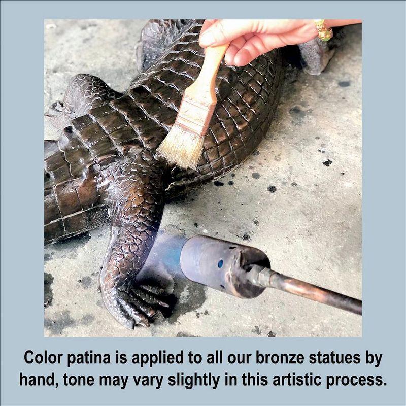 Design Toscano Lily Pad Umbrella Frogs Garden Statue