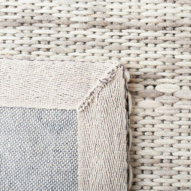 Marbella MRB311 Hand Woven Indoor Area Rug - Grey/Beige - 5'x8' - Safavieh