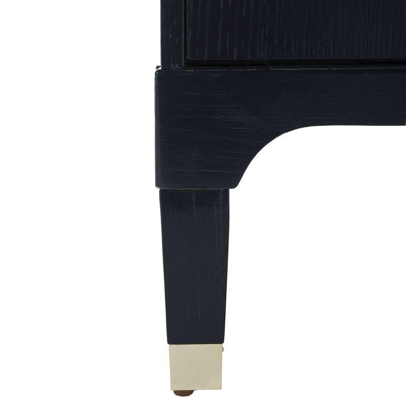 Lorna 3 Drawer Nightstand - FOX6232 - Navy - Safavieh Couture