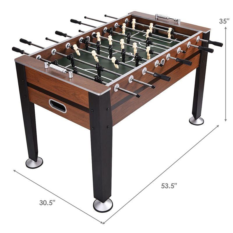 Costway 54'' Foosball Soccer Table Competition Sized Football Arcade Indoor Game Room