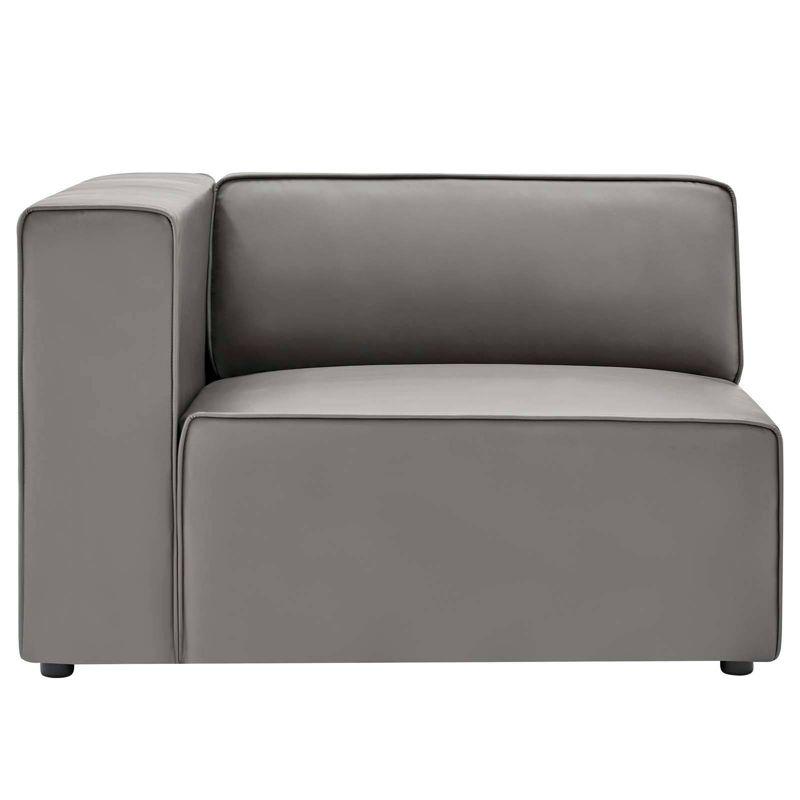 Mingle Vegan Leather Left Armchair - Modway