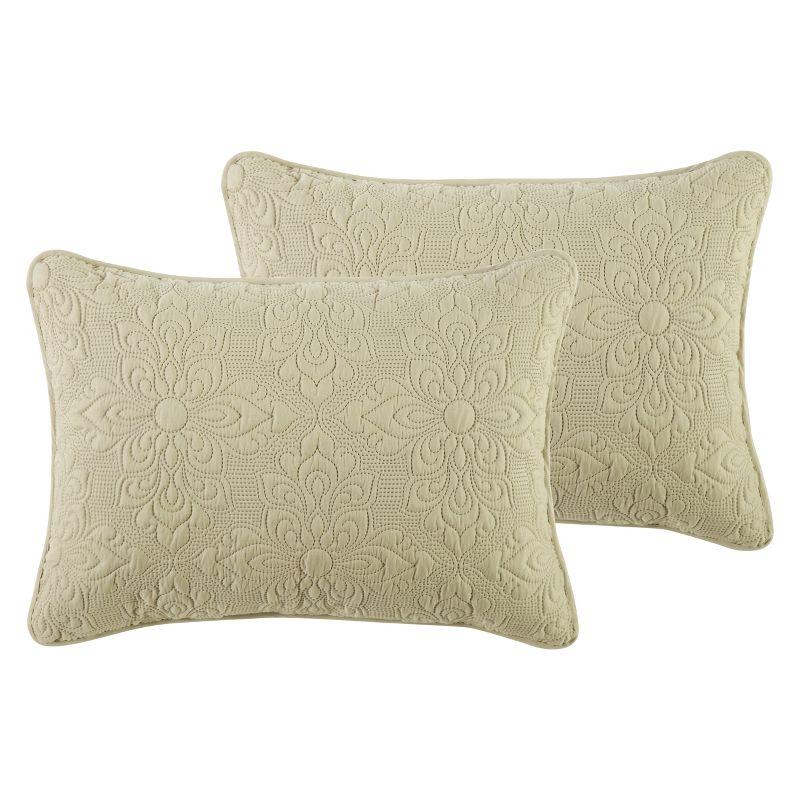 VCNY Caroline Embossed Quilt Set