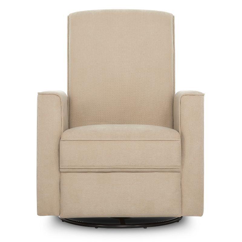 Evolur Greenguard Gold Certified Upholstered Swivel Reclining Glider