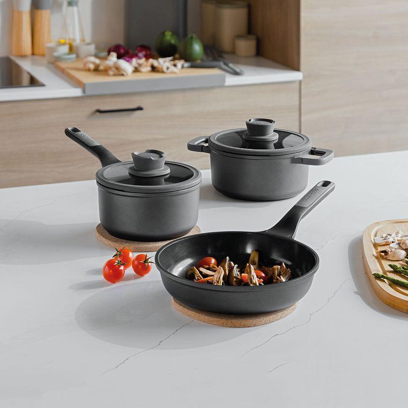 BergHOFF BergHOFF Leo Stone+ Nonstick Ceramic 12" Wok Pan 5.3qt., Recycled