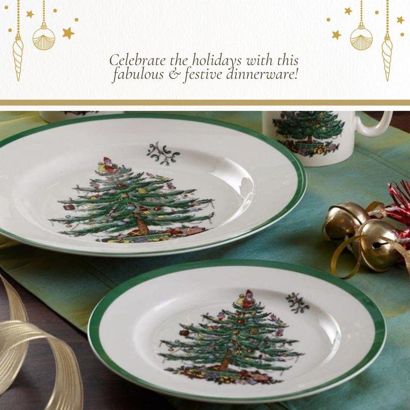 Spode Christmas Tree Bread & Butter Plate (Set of 4)