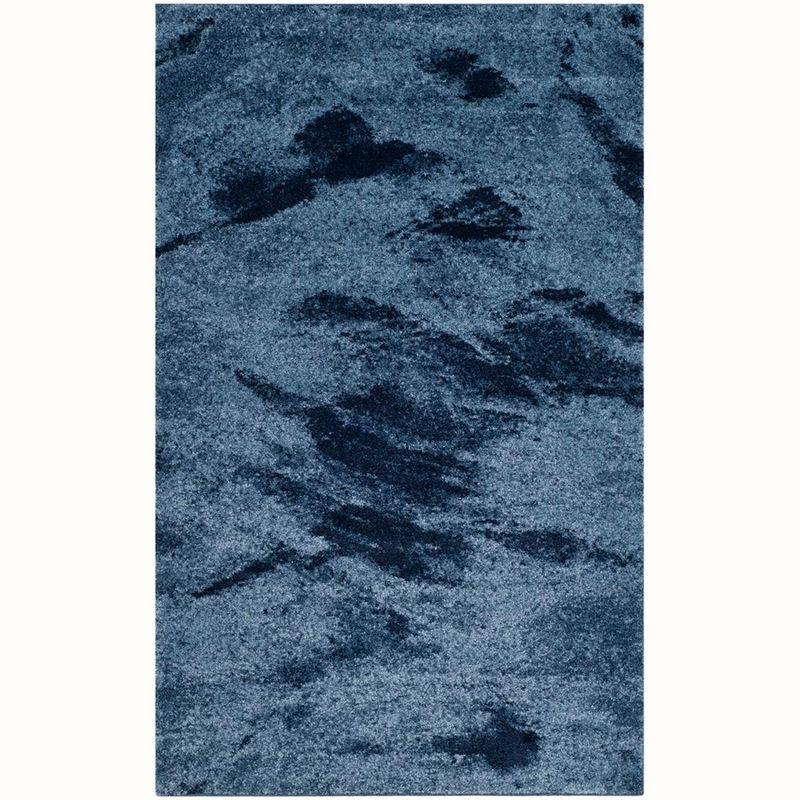Retro RET2891 Power Loomed Indoor Area Rug - Light Blue/Blue - 5'3"x8' - Safavieh.