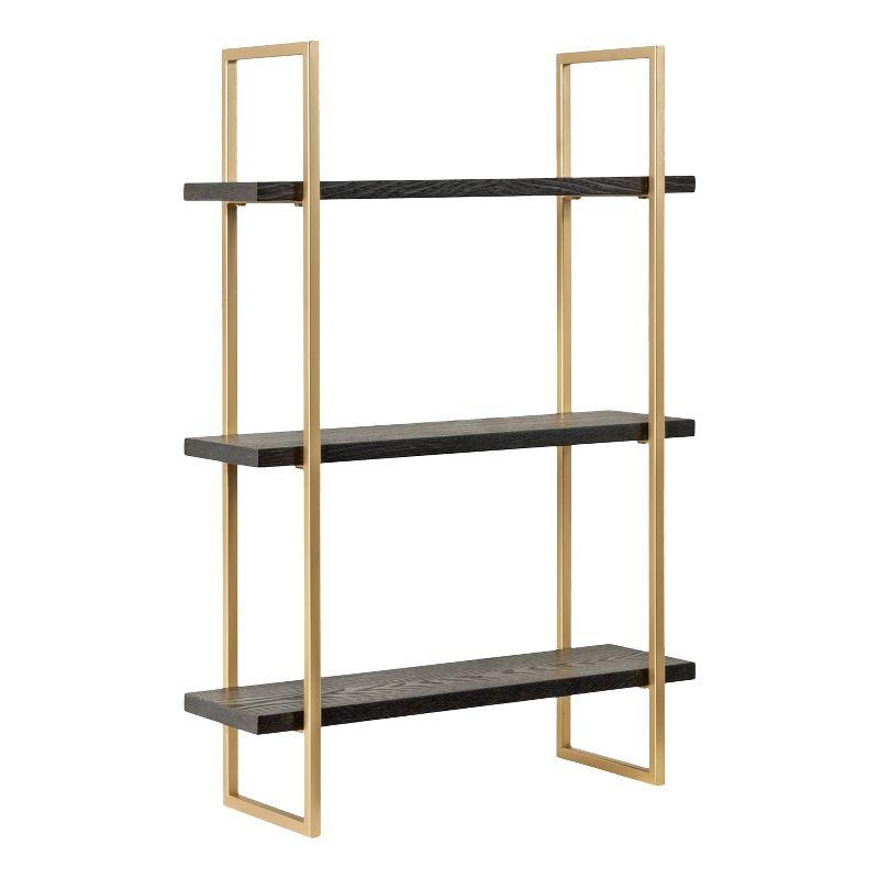 Kate and Laurel 3 Piece Solid Wood Tiered Shelf