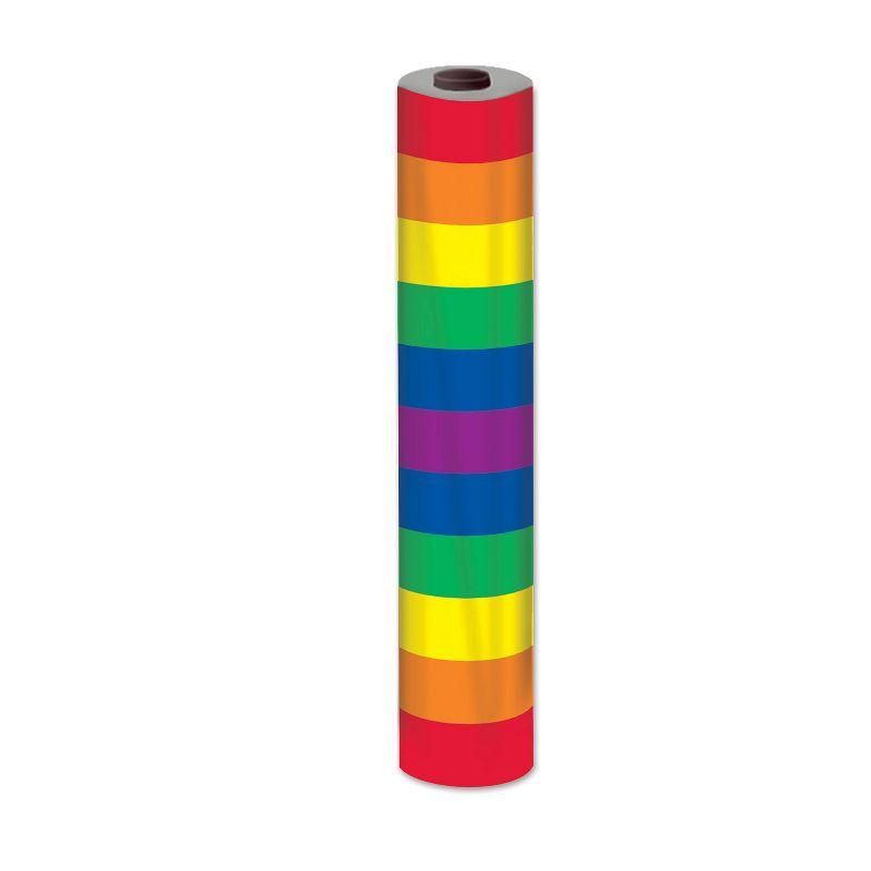 Beistle Rainbow Table Roll, 40" x 100', (1/Pkg) Multicolored