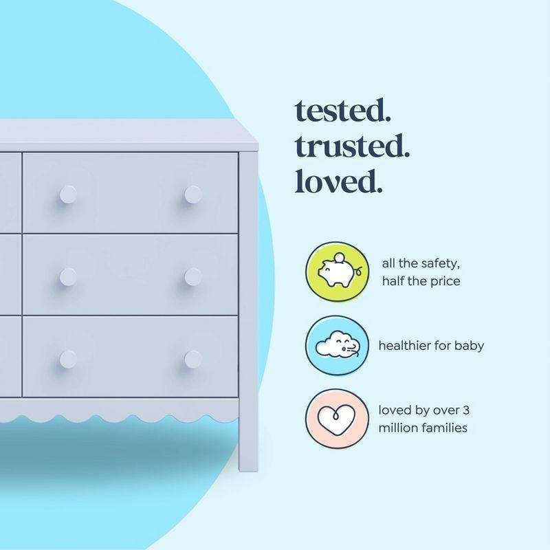 daVinci Sammy Scallop 6-Drawer Dresser