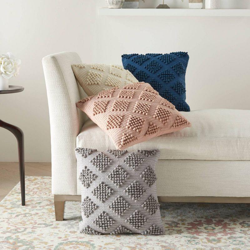 18"x18" Life Styles Woven Diamonds Square Throw Pillow - Mina Victory