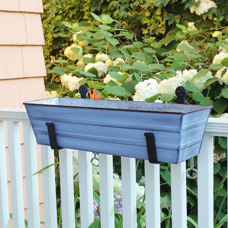 ACHLA Metal Window Box Planter