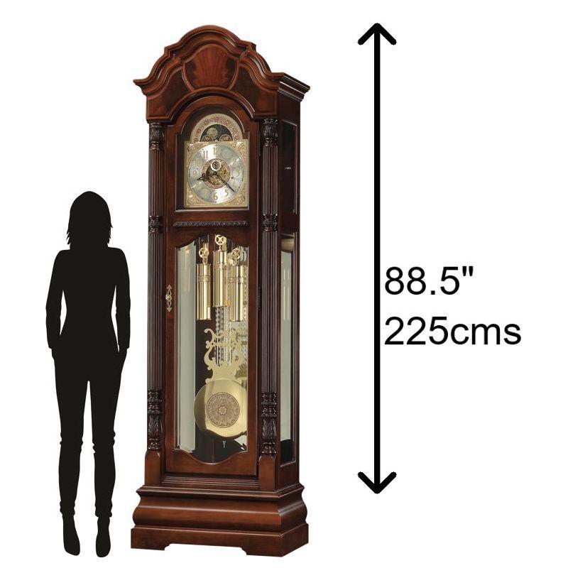 Winterhalder II 88.5'' H Solid + Manufactured Wood Grandfather Clock